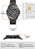 Fossil Garrett Chronograph Black Dial Black Steel Strap Watch for Men - FS5773 Authentic Buy Shop Now