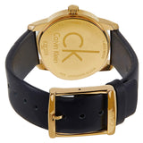 Calvin Klein City Silver Dial Black Leather Strap Watch For Women - K2G23520 Authentic Buy Shop Now