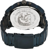 Diesel Daddy 2.0 Chronograph Grey Dial Blue Steel Strap Watch For Men - DZ7414 Authentic Buy Shop Now