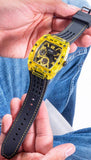 Guess Phoenix Chronograph Black Dial Black Rubber Strap Watch for Men - GW0499G2 Authentic Buy Shop Now