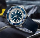 Breitling Superocean Automatic 42mm Blue Dial Blue Rubber Strap Watch for Men - A17375E71C1S1 Authentic Buy Shop Now