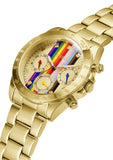Guess Eclipse Multifunction Gold Dial Gold Steel Strap Watch for Women - GW0433L1 Authentic Buy Shop Now