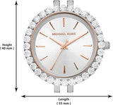 Michael Kors Darci Quartz Silver Dial Two Tone Steel Strap Watch For Women - MK4515 Authentic Buy Shop Now