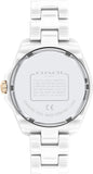 Coach Preston Mother of Pearl White Dial White Steel Strap Watch for Women - 14503662 Authentic Buy Shop Now