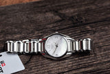 Tissot T Wave Mother of Pearl Dial Two Tone Steel Strap Watch For Women - T023.210.11.117.00 Authentic Buy Shop Now