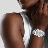 Movado Bold Silver Dial Two Tone Steel Strap Watch for Women - 3600702 Authentic Buy Shop Now
