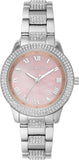 Michael Kors Tibby Multifunction Crystals Pink Dial Silver Steel Strap Watch for Women - MK4686 Authentic Buy Shop Now
