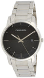 Calvin Klein City Black Dial Silver Steel Strap Watch for Men - K2G2G14C Authentic Buy Shop Now