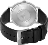 Emporio Armani Kappa Analog Quartz Black Dial Black Leather Strap Watch For Men - AR11013 Authentic Buy Shop Now