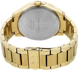 Armani Exchange Hampton Chronograph Gold Dial Gold Steel Strap Watch For Men - AX2415 Authentic Buy Shop Now