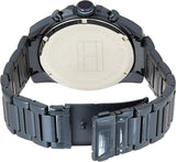 Tommy Hilfiger Decker Chronograph Blue Dial Blue Steel Strap Watch for Men - 1791560 Authentic Buy Shop Now