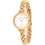 Marc Jacobs Sally White Dial Rose Gold Steel Strap Watch for Women - MBM8643 Authentic Buy Shop Now