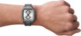Fossil Inscription Multifunction Silver Dial Grey Steel Strap Watch for Men - BQ2657 Authentic Buy Shop Now