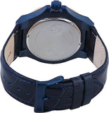 Guess Force Multi Function White Dial Blue Leather Strap Watch For Men - W0674G7 Authentic Buy Shop Now