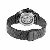 Fossil Neutra Automatic Skeleton Black Dial Grey Mesh Strap Watch for Men - ME3185 Authentic Buy Shop Now