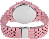 Michael Kors Lexington Chronograph Pink Dial Pink Steel Strap Watch for Women - MK8792 Authentic Buy Shop Now