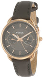 Fossil Tailor Grey Dial Grey Leather Strap Watch for Women - ES3913 Authentic Buy Shop Now