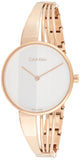 Calvin Klein Drift White Dial Rose Gold Steel Strap Watch for Women - K6S2N616 Authentic Buy Shop Now
