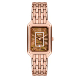 Fossil Raquel Three Hand Date Brown Dial Rose Gold Steel Strap Watch For Women - ES5323 Authentic Buy Shop Now
