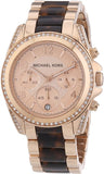 Michael Kors Blair Rose Gold Dial Two Tone Steel Strap Watch For Women - MK5859 Authentic Buy Shop Now