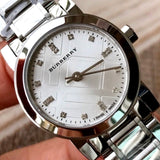 Burberry The City Silver Dial Silver Steel Strap Watch for Women - BU9213 Authentic Buy Shop Now