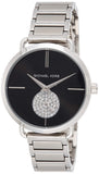 Michael Kors Portia Black Dial Silver Steel Strap Watch for Women - MK3638 Authentic Buy Shop Now