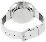 Calvin Klein Rise White Grey Dial White Leather Strap Watch for Women - K7A231L6 Authentic Buy Shop Now