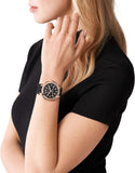 Michael Kors Sydney Pave Black Dial Black Silicone Strap Watch for Women - MK7245 Authentic Buy Shop Now