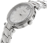Guess Park Ave White Dial Silver Steel Strap Watch for Women - W0767L1 Authentic Buy Shop Now
