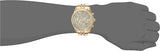 Michael Kors Lexington Chronograph Gold Dial Gold Steel Strap Watch For Men - MK8579 Authentic Buy Shop Now
