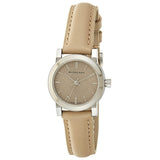 Burberry The City Beige Dial Beige Leather Strap Watch for Women - BU9207 Authentic Buy Shop Now