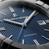 Maurice Lacroix Aikon Automatic Date Blue Dial Blue Silicone Strap Watch For Men - AI6008-SS000-430-4 Authentic Buy Shop Now