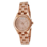 Marc Jacobs Baby Dave Rose Gold Dial Rose Gold Steel Strap Watch for Women - MBM3235 Authentic Buy Shop Now