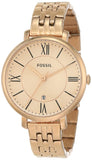 Fossil Jacqueline Rose Gold Dial Rose Gold Steel Strap Watch for Women - ES3435 Authentic Buy Shop Now