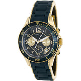 Marc Jacobs Rock Chronograph Green Dial Green Silicone Strap Watch for Women - MBM2597 Authentic Buy Shop Now