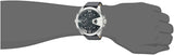 Diesel Uber Chief Oversized 4 Time Black Dial Leather Strap Watch For Men - DZ7376 Authentic Buy Shop Now