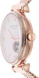 Emporio Armani Meccanico Automatic White Dial Rose Gold Mesh Strap Watch For Women - AR60063 Authentic Buy Shop Now