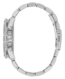 Guess Commander Chronograph Black Dial Silver Steel Strap Watch for Men - GW0056G1 Authentic Buy Shop Now