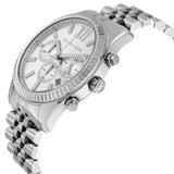 Michael Kors Lexington Silver Dial Silver Steel Strap Watch for Men - MK8405 Authentic Buy Shop Now