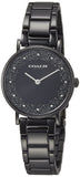 Coach Perry Black Ion Plated Dial Black Steel Strap Watch for Women - 14503641 Authentic Buy Shop Now
