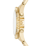 Fossil Garrett Chronograph Gold Dial Gold Steel Strap Watch for Men - FS5772 Authentic Buy Shop Now