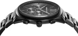 Michael Kors Langford Chronograph Black Dial Black Steel Strap Watch For Men - MK8993 Authentic Buy Shop Now