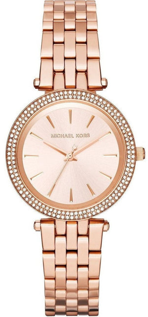 Michael Kors Darci Rose Gold Dial Rose Gold Steel Strap Watch for Women - MK3431 Authentic Buy Shop Now