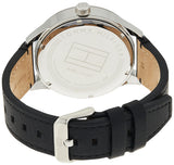 Tommy Hilfiger Spencer Skeleton Black Dial Black Leather Strap Watch for Men - 1791641 Authentic Buy Shop Now