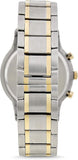 Emporio Armani Renato Chronograph Quartz Silver Dial Two Tone Steel Strap Watch For Men - AR11076 Authentic Buy Shop Now