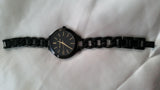 Michael Kors Slim Runway Black Dial Black Steel Strap Watch for Women - MK3317 Authentic Buy Shop Now