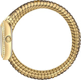Just Cavalli Glam Snake Gold Dial Multicolor Steel Strap Watch for Women - JC1L163M0255 Authentic Buy Shop Now