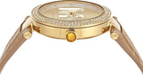 Michael Kors Parker Three-Hand Gold Dial Brown Leather Strap Watch For Women - MK4725 Authentic Buy Shop Now