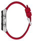 Guess Momentum Black Dial Red Rubber Strap Watch for Men - GW0263G3 Authentic Buy Shop Now