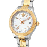 Versace Hellenyium Silver Dial Two Tone Steel Strap Watch for Women - V12030015 Authentic Buy Shop Now